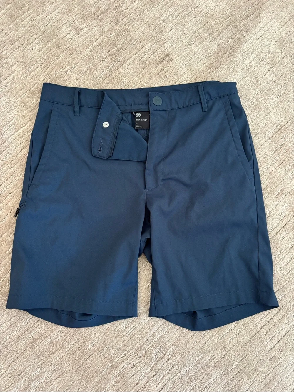 All in Motion Men's Navy Blue Golf/Performance Shorts